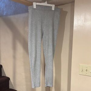 Francesca's Collections Gray Ribbed Leggings